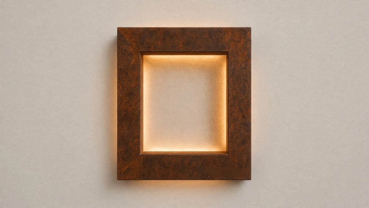 Aura Corten Wall Light