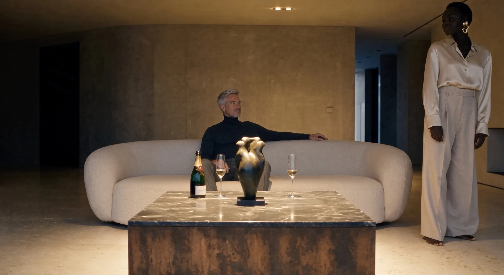 Dorian, mobilier Corten dans un intérieur