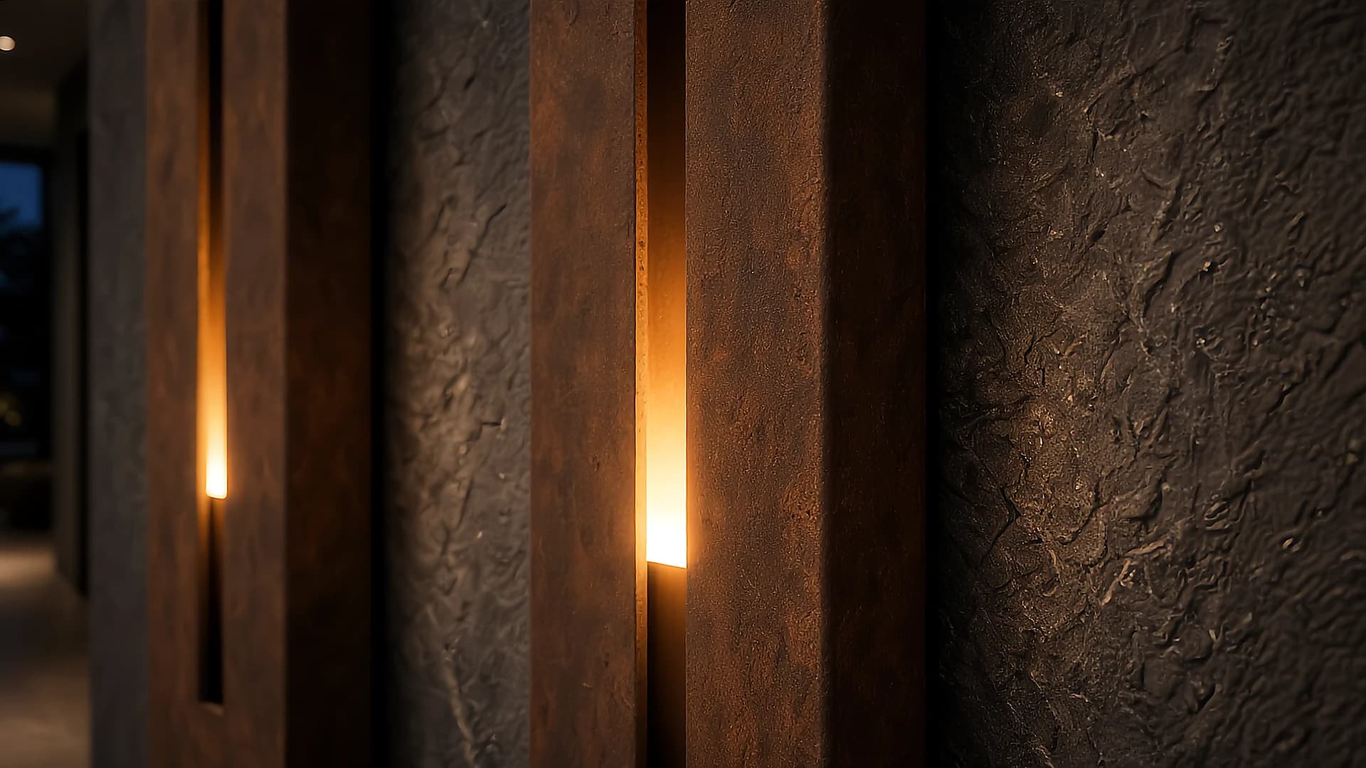Eos Corten Wall Light