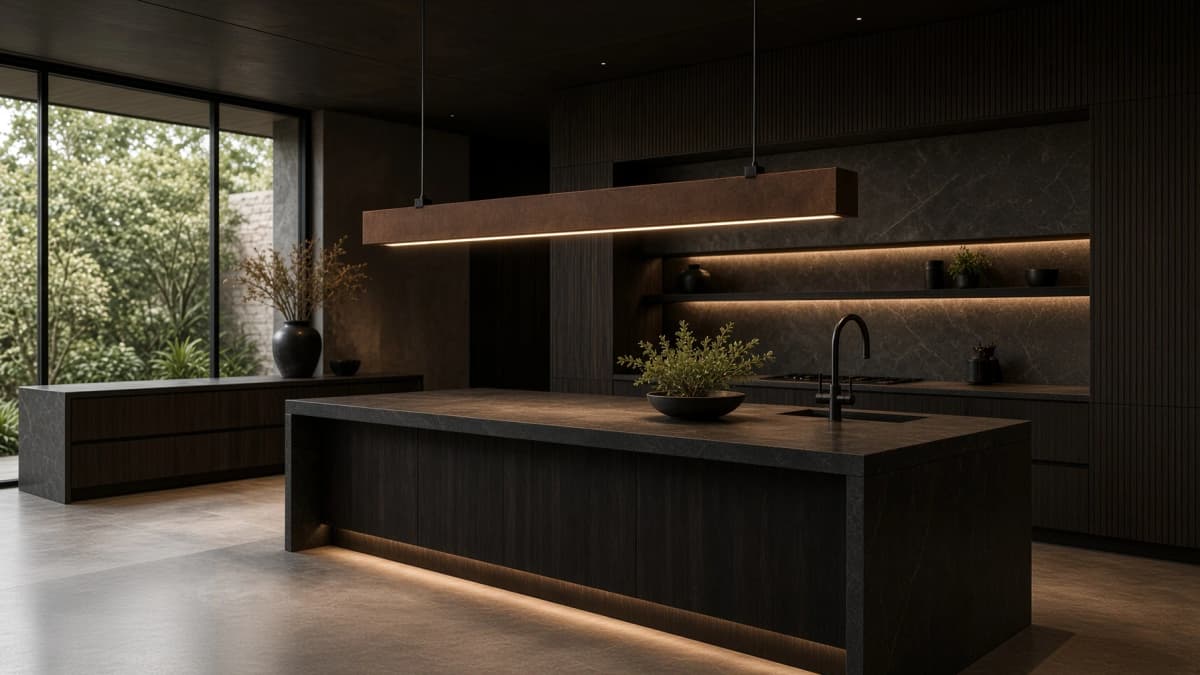 Lyra Corten Pendant Light