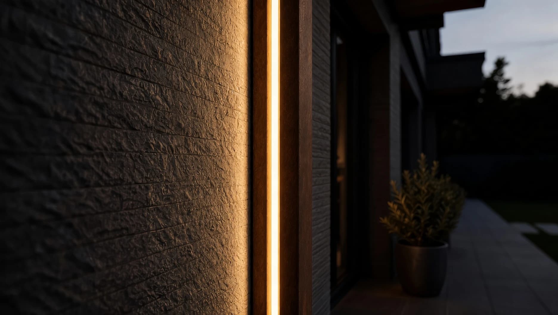 Solan Corten Wall Light