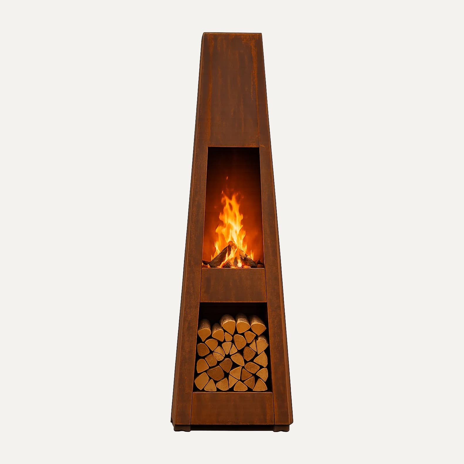 Prométhée outdoor fireplace