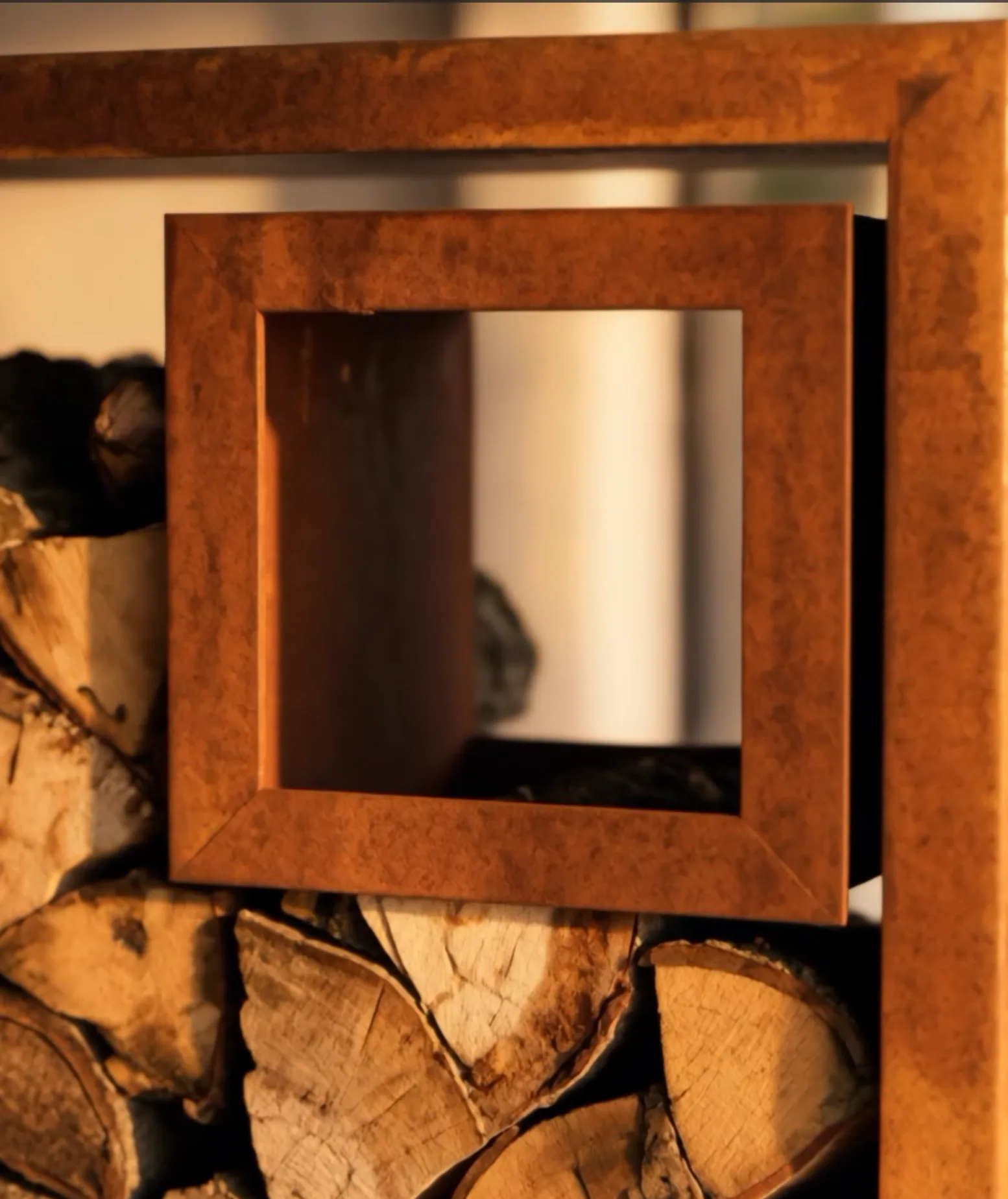 Modulo finestra quadrato Fortito Corten