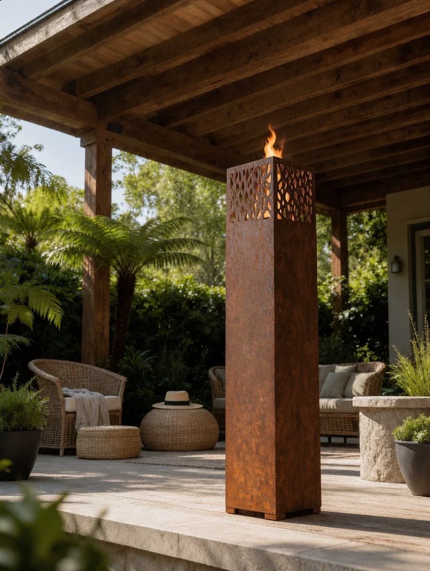 Lanterne Vesper Corten
