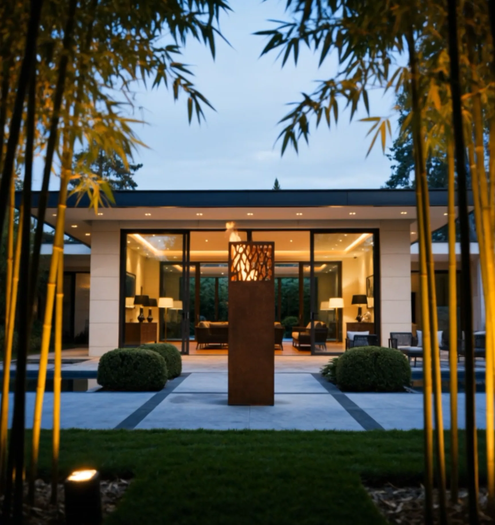 Lanterne Vesper Corten