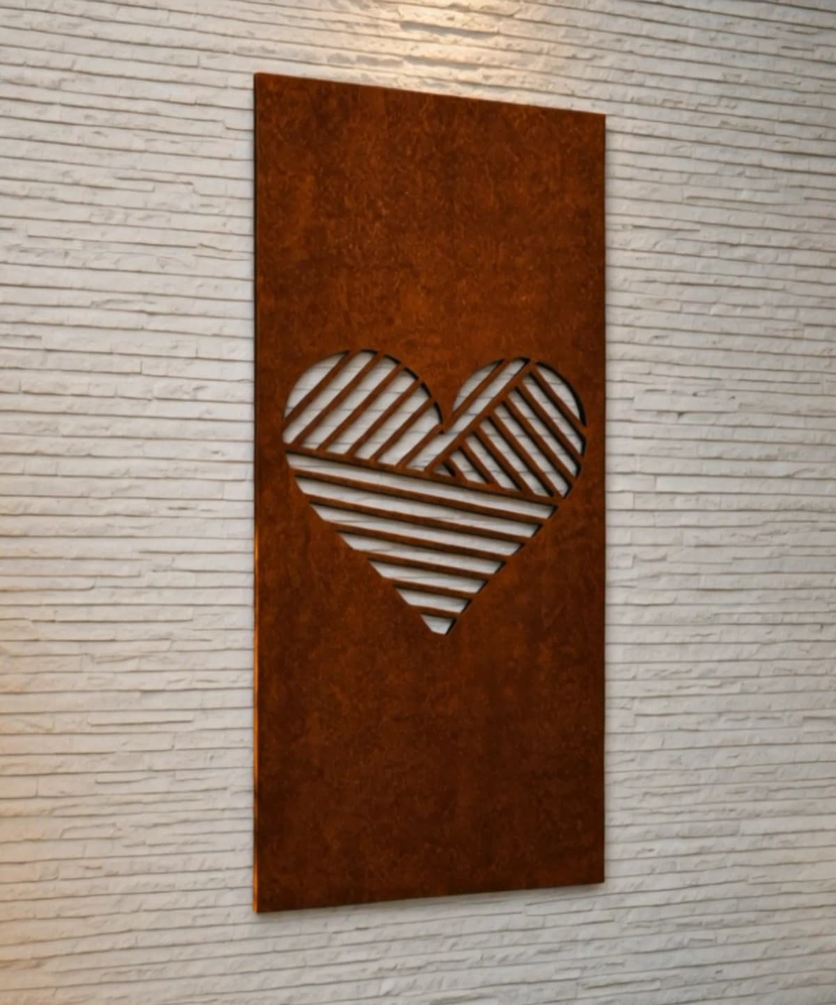 Parete decorativa Borée in Corten