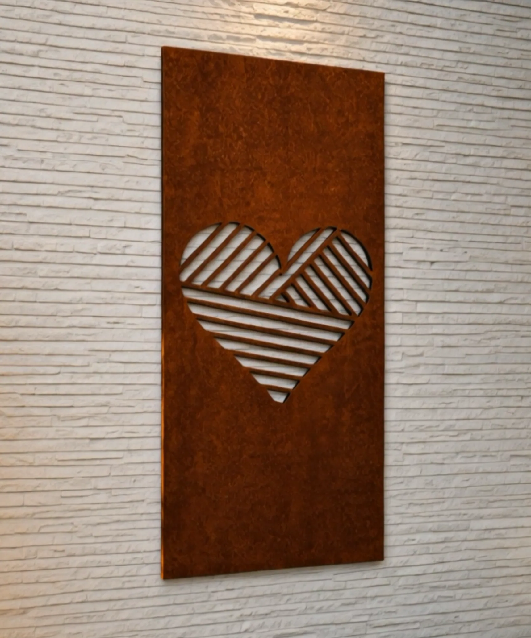Parete decorativa Borée in Corten