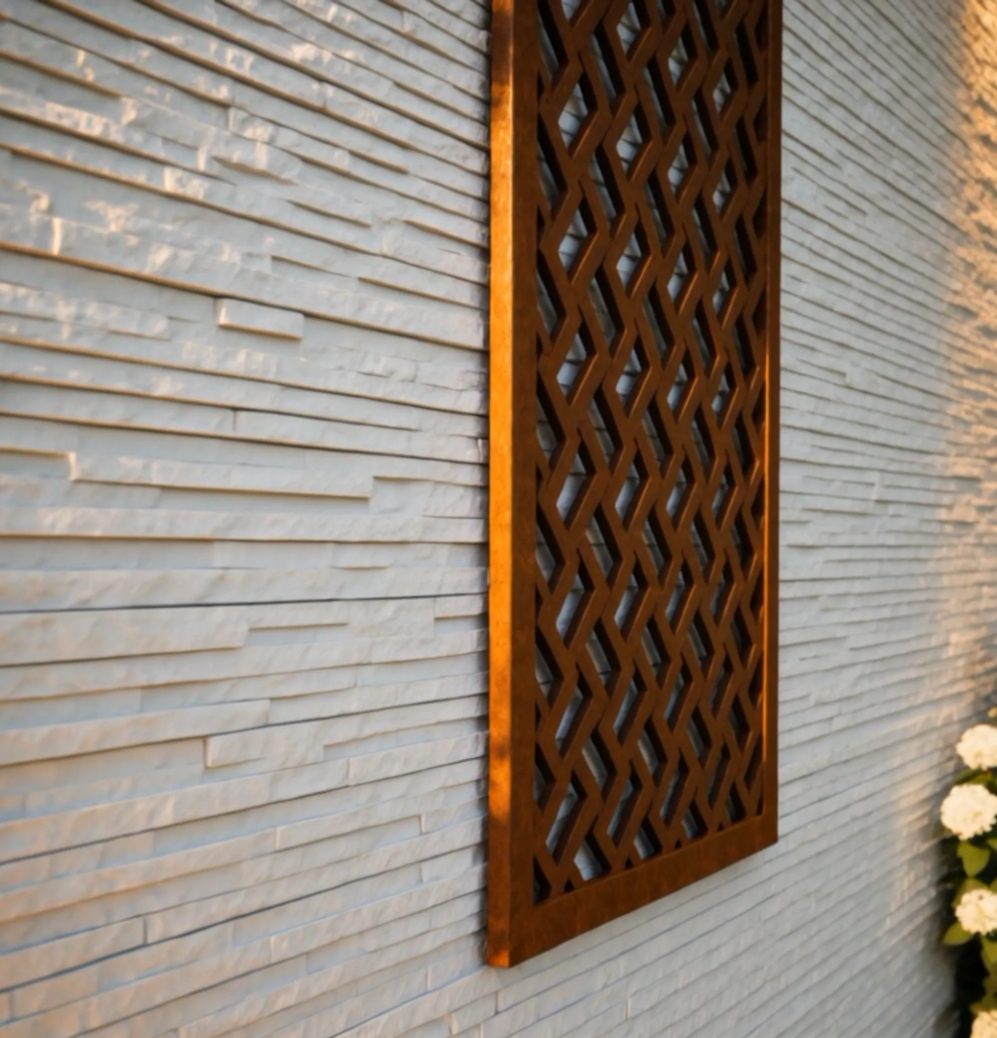 Parete decorativa Ponant Corten