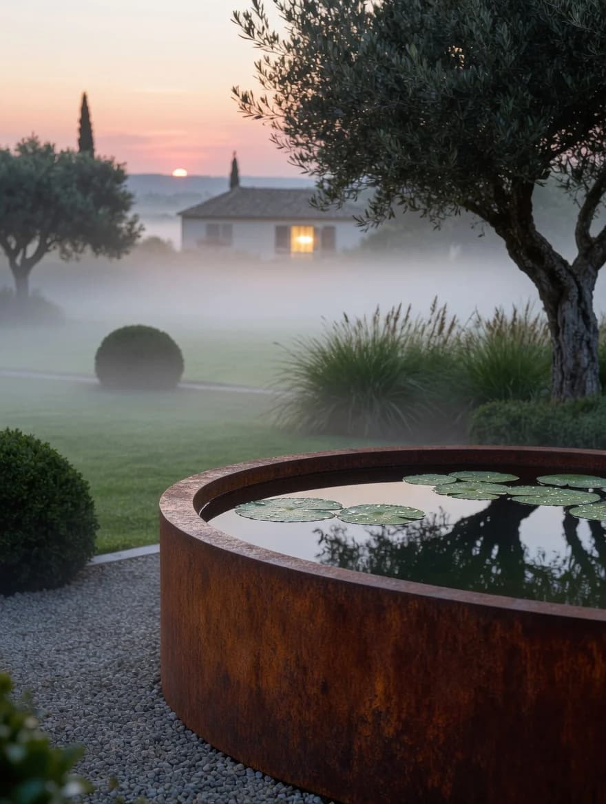 Bespoke Cortenys water basin